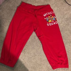 mickey mouse sweat pants